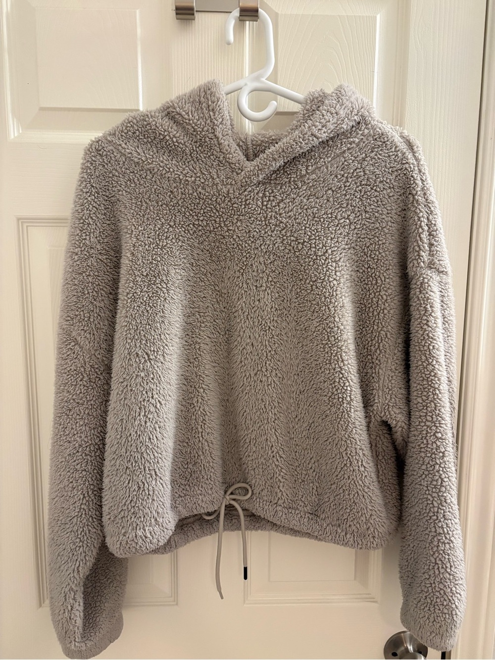 H&M Beige Teddy Fleece Pullover
